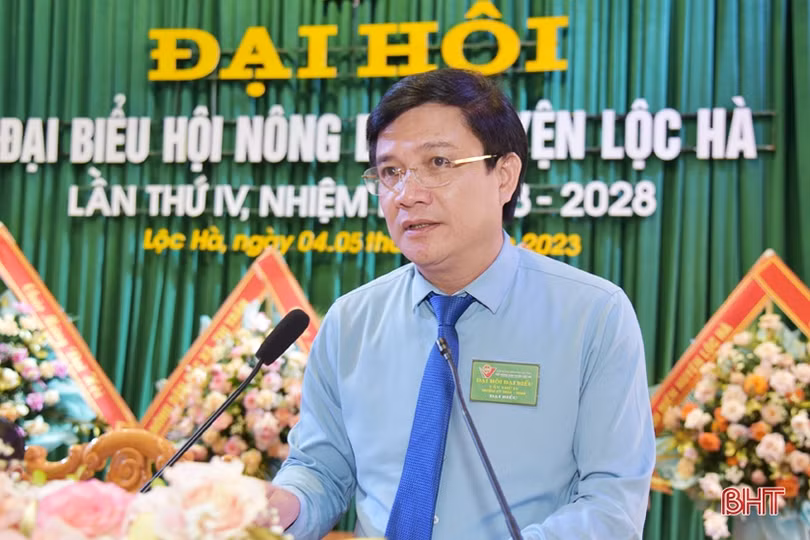 Bà Trần Thị Bích Hà được bầu giữ chức Chủ tịch Hội Nông dân huyện Lộc Hà