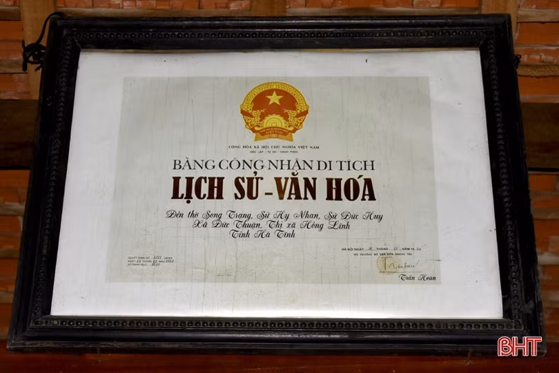 Sớm tu bổ, nâng cấp di tích đền thờ 2 trạng nguyên ở Hà Tĩnh