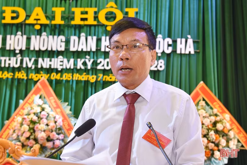 Bà Trần Thị Bích Hà được bầu giữ chức Chủ tịch Hội Nông dân huyện Lộc Hà