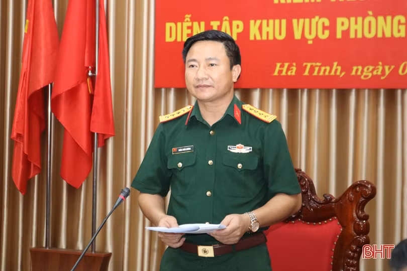 Chuẩn bị kỹ lưỡng, thực hiện đạt kết quả cao nhất diễn tập khu vực phòng thủ tỉnh Hà Tĩnh