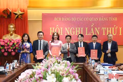 Hội nghị lần thứ nhất Ban Chấp hành Đảng bộ các cơ quan Đảng tỉnh Hà Tĩnh