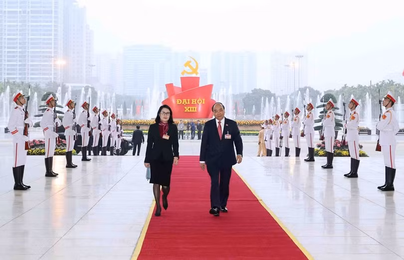 Hình ảnh 1.587 đại biểu chính thức dự Đại hội XIII của Đảng