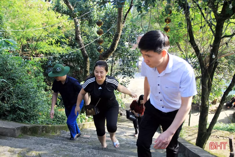 Thiết lập lại hệ thống cảnh quan khuôn viên chùa Hương Tích trước mùa lễ hội