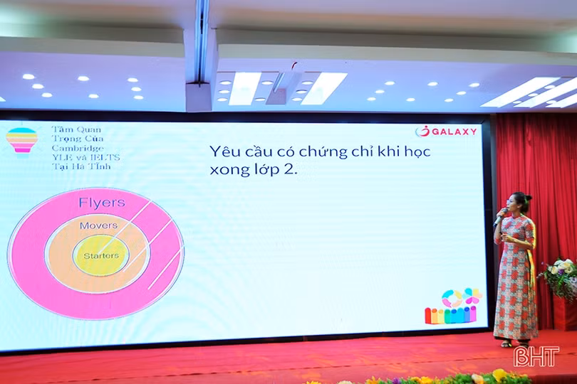 Anh ngữ Galaxy Hà Tĩnh trao 28 chứng chỉ Cambridge cho học viên