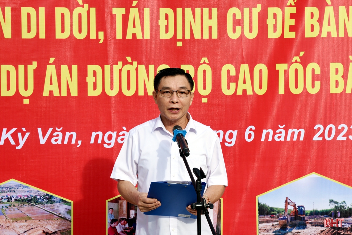 Phát động di dời, tái định cư, bàn giao mặt bằng dự án cao tốc Bắc - Nam