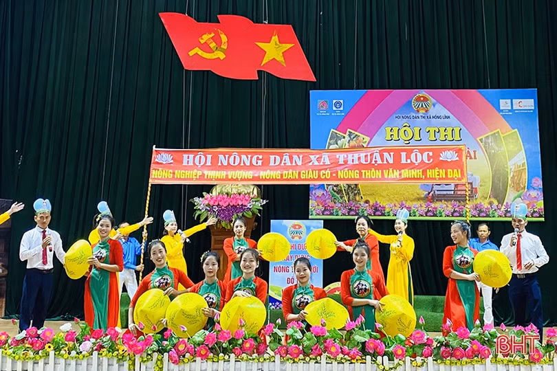Phường Đậu Liêu nhất Hội thi Nhà nông đua tài thị xã Hồng Lĩnh