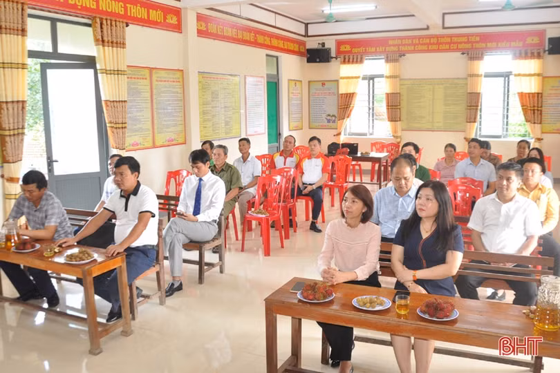 6 ngân hàng ở Hà Tĩnh tài trợ xã Điền Mỹ gần 550 triệu đồng xây dựng nông thôn mới