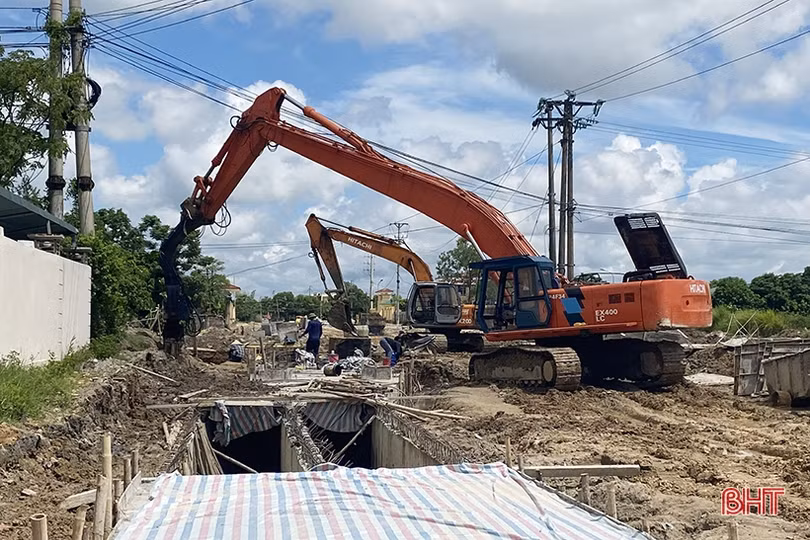 TP Hà Tĩnh đầu tư nâng cấp các công trình tiêu thoát nước, phòng chống ngập lụt