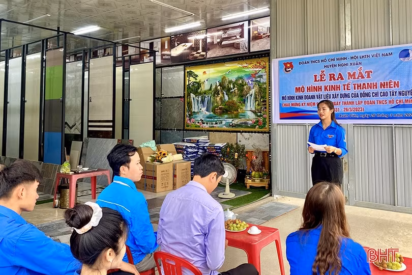 Ra mắt 2 mô hình kinh tế thanh niên ở Nghi Xuân