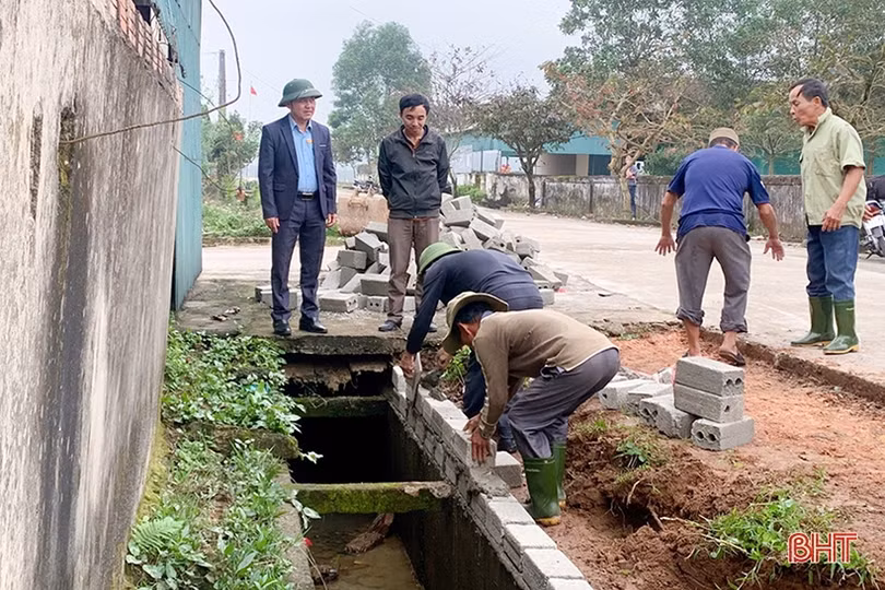 Quê hương anh hùng Phan Đình Giót sôi nổi xây dựng xã nông thôn mới nâng cao