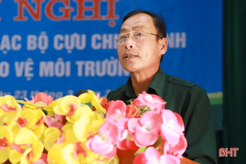 Cựu chiến binh Hà Tĩnh ra mắt câu lạc bộ bảo vệ môi trường