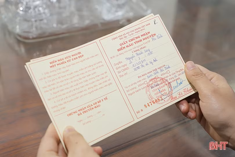 “Vui khi giọt máu của mình có thể duy trì sự sống cho người bệnh”