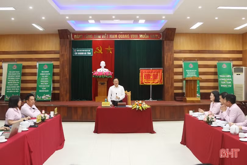 Tiếp tục triển khai kịp thời các chương trình tín dụng chính sách ở Hà Tĩnh
