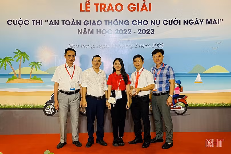 Hà Tĩnh giành 2 giải nhì toàn quốc cuộc thi “An toàn giao thông cho nụ cười ngày mai”