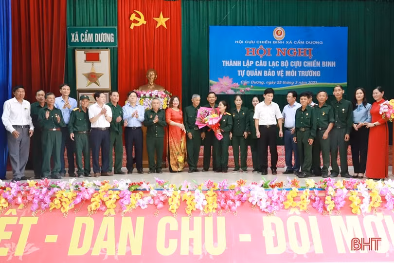 Cựu chiến binh Hà Tĩnh ra mắt câu lạc bộ bảo vệ môi trường