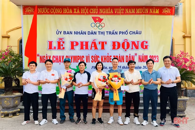 Gần 350 người tham gia “Ngày chạy Olympic vì sức khỏe toàn dân” ở Hương Sơn
