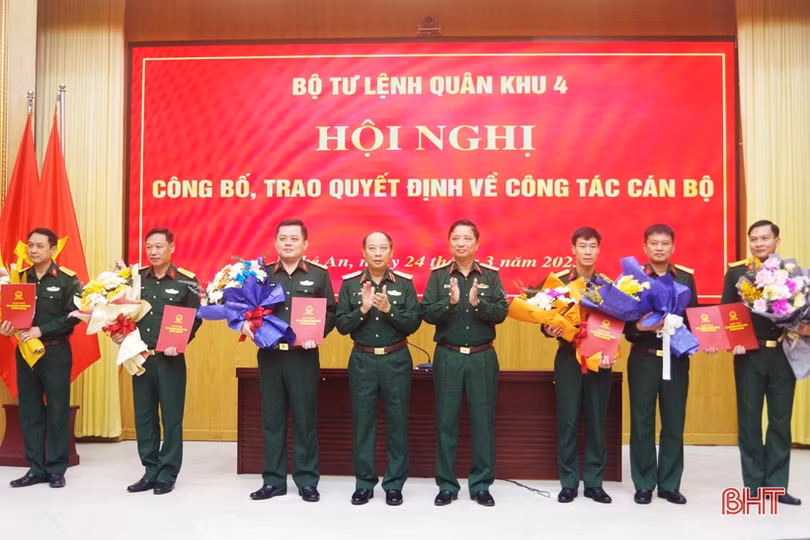 Bộ CHQS Hà Tĩnh có Tham mưu trưởng và Phó Chỉ huy trưởng mới