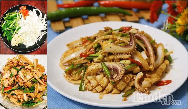 cuoi tuan hoc lam ngay mon salad muc tron kieu nay dai ca nha