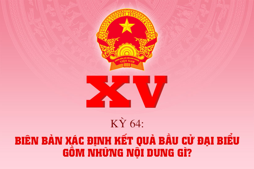 Biên bản xác định kết quả bầu cử đại biểu gồm những nội dung gì?