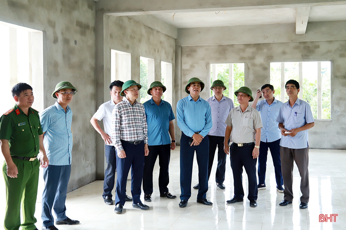 Chủ tịch UBND tỉnh Hà Tĩnh: Tập trung đẩy nhanh tiến độ các dự án đầu tư công ở Đức Thọ