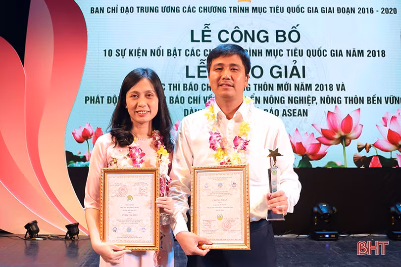 Hà Tĩnh giành 2 giải A Cuộc thi Báo chí viết về nông thôn mới
