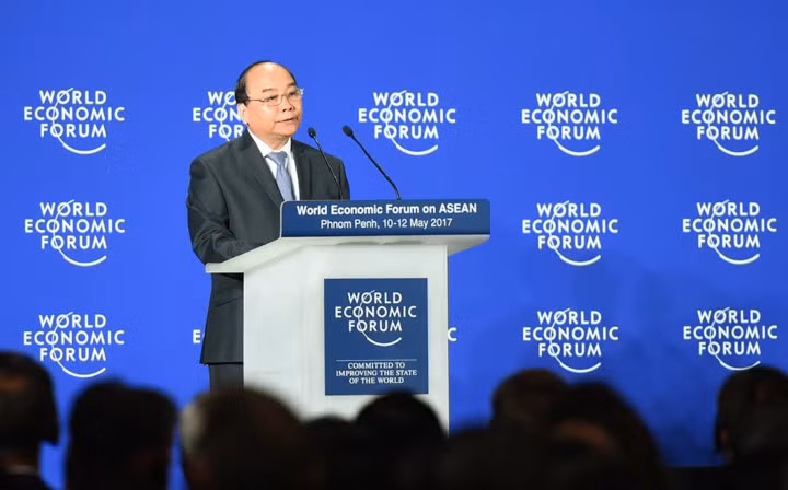 hoat dong cua thu tuong tai dien dan kinh te the gioi ve asean