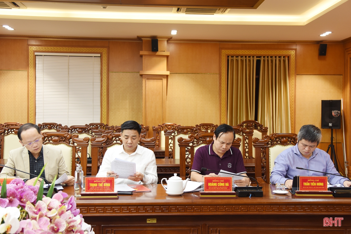 Tiếp tục hoàn thiện Quy chế làm việc của Ban Chấp hành Đảng bộ tỉnh Hà Tĩnh khóa XIX