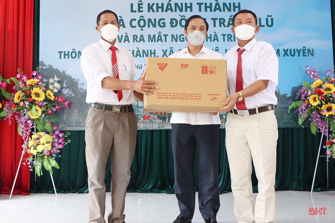 Khánh thành Nhà văn hoá cộng đồng tránh lũ do BIDV tài trợ tại Cẩm Xuyên