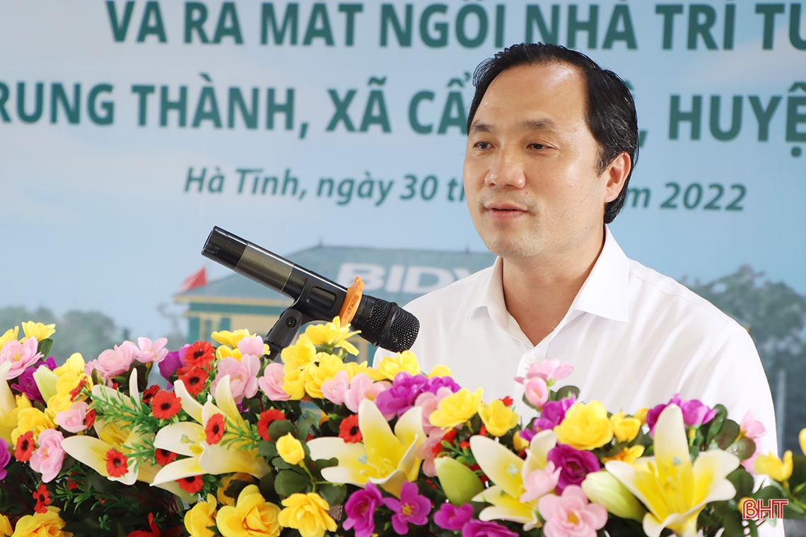 Khánh thành Nhà văn hoá cộng đồng tránh lũ do BIDV tài trợ tại Cẩm Xuyên