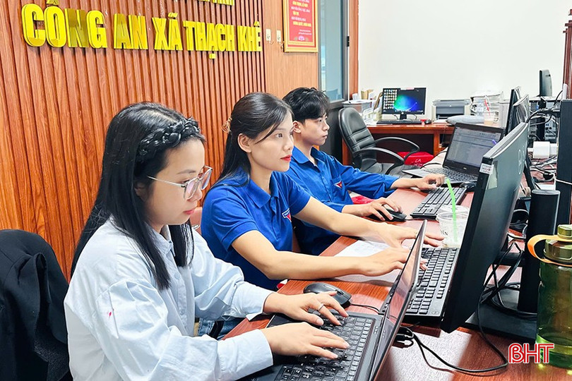Tinh thần nhiệt huyết của đoàn viên thanh niên xã Thạch Khê đã góp phần giúp các chiến dịch được thực hiện nhanh chóng.