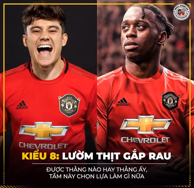 Ảnh chế MU chuyển nhượng theo kiểu “lườm thịt gắp rau”
