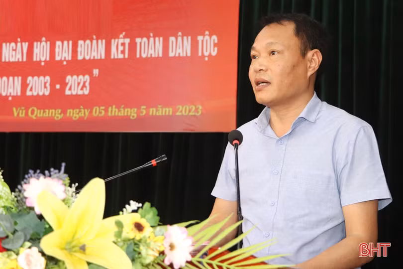 Vũ Quang biểu dương 16 điển hình qua 20 năm tổ chức ngày hội đại đoàn kết