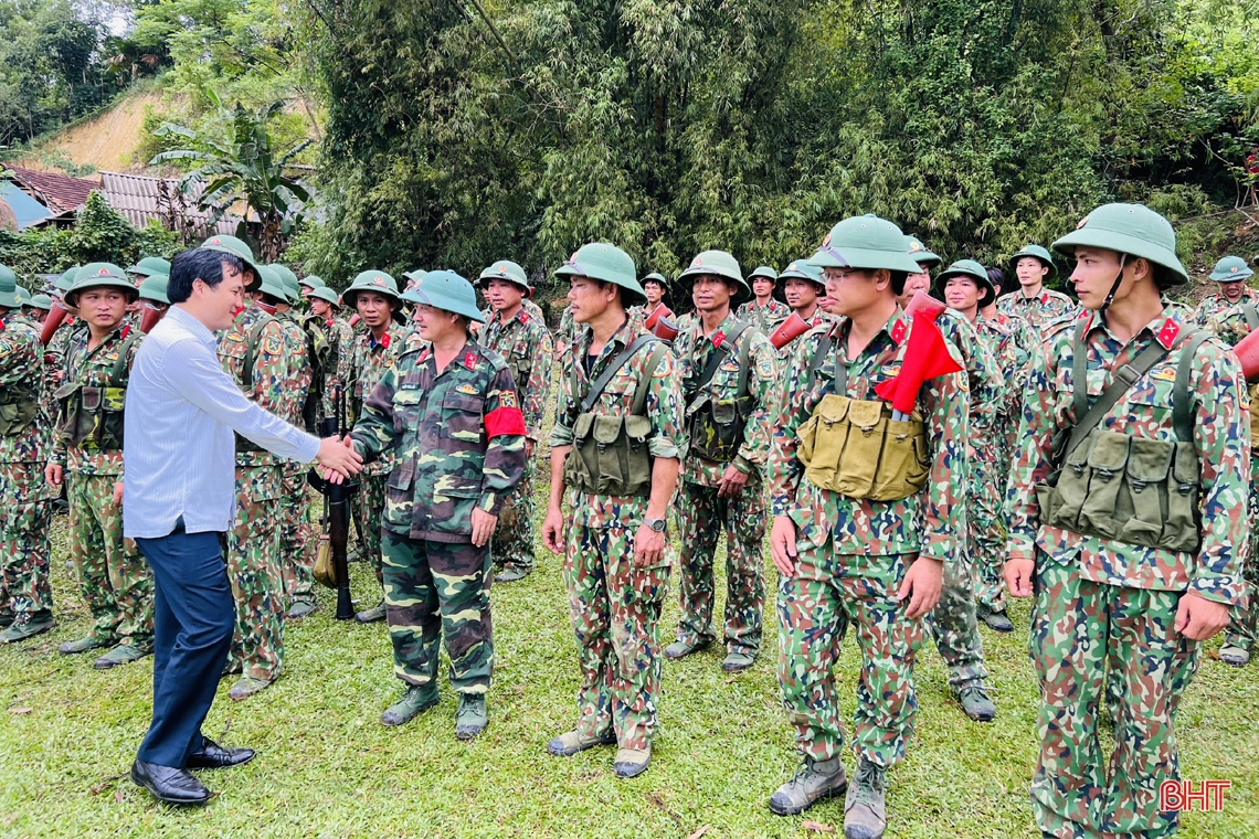 Diễn tập khu vực phòng thủ huyện Hương Sơn hoàn thành xuất sắc các nội dung đề ra