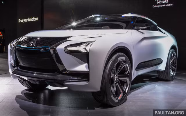 suv cong nghe cao mitsubishi e evolution concept duoc ven man