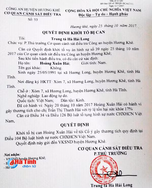 khoi to doi tuong xong vao tram xa chem nhan vien y te trong thuong