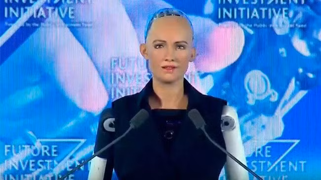robot dau tien tren the gioi duoc cap quyen cong dan