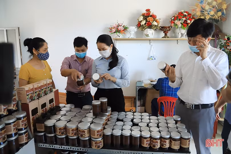 Cẩm Xuyên có 7 sản phẩm tham gia đánh giá, phân hạng sản phẩm OCOP đợt 1/2021