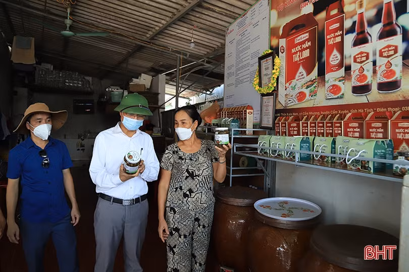 Cẩm Xuyên có 7 sản phẩm tham gia đánh giá, phân hạng sản phẩm OCOP đợt 1/2021