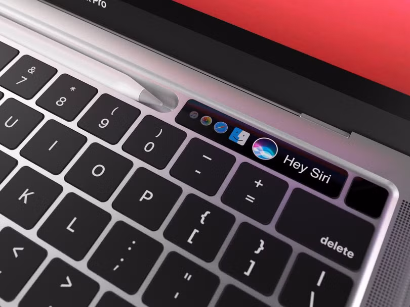 Lộ diện mô hình MacBook Pro với khay chứa bút cảm ứng