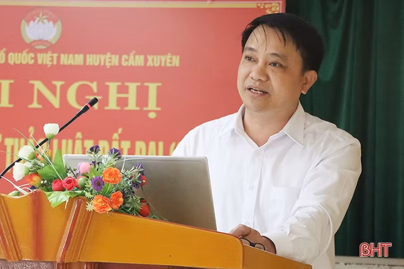 Cẩm Xuyên huy động trí tuệ tập thể góp ý Dự thảo Luật Đất đai sửa đổi