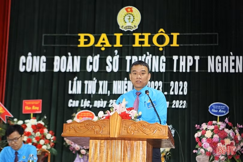 Đại hội điểm công đoàn cơ sở thuộc ngành GD&ĐT Hà Tĩnh