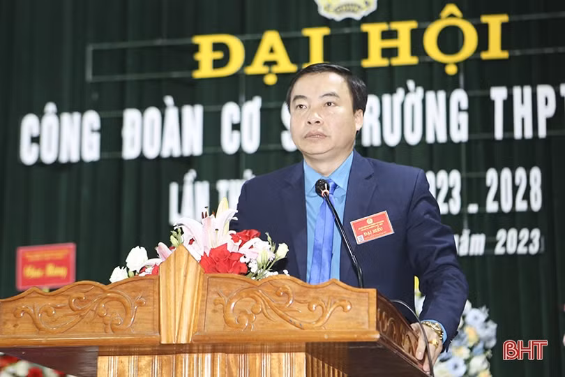 Đại hội điểm công đoàn cơ sở thuộc ngành GD&ĐT Hà Tĩnh