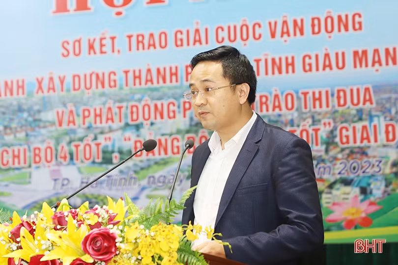 21 đề tài, ý tưởng đạt giải Cuộc vận động xây dựng TP Hà Tĩnh giàu mạnh, văn minh