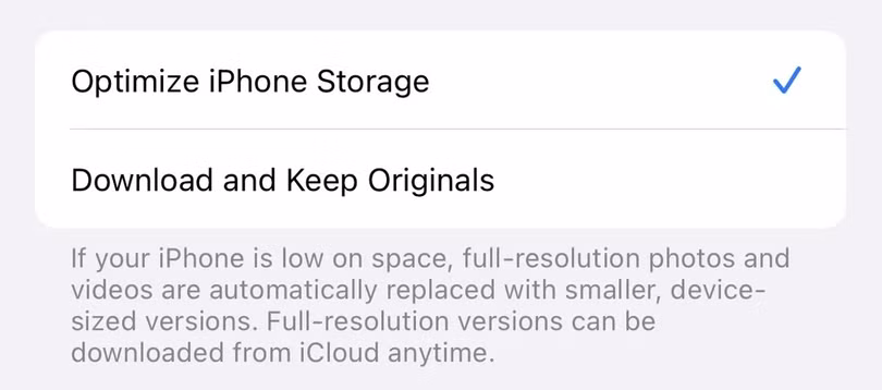Làm gì khi iPhone đầy bộ nhớ?