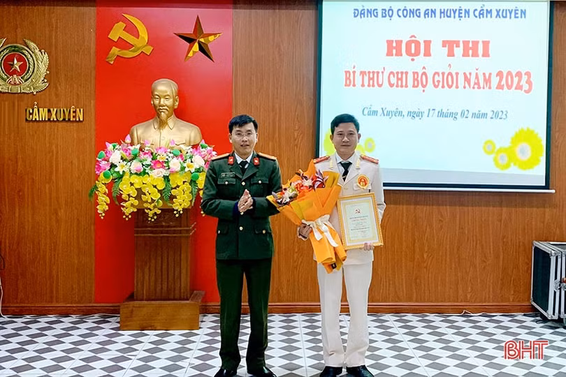 Sức lan tỏa từ Hội thi Bí thư Chi bộ giỏi trong lực lượng công an ở Hà Tĩnh