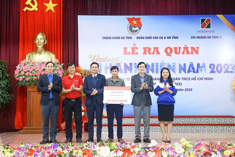 Sôi nổi ra quân Tháng Thanh niên 2023 tại Hà Tĩnh 