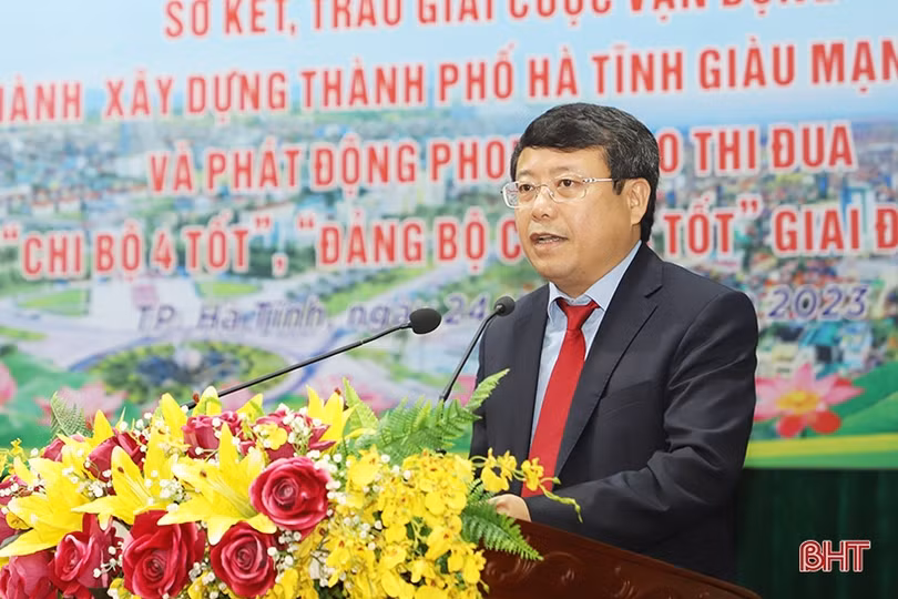 21 đề tài, ý tưởng đạt giải Cuộc vận động xây dựng TP Hà Tĩnh giàu mạnh, văn minh