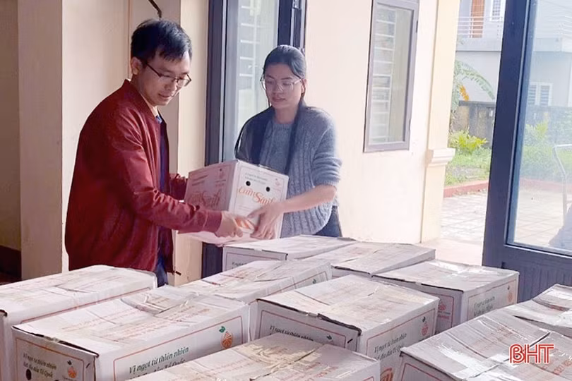 Hà Tĩnh hỗ trợ Hà Giang tiêu thụ hơn 15 tấn cam VietGAP