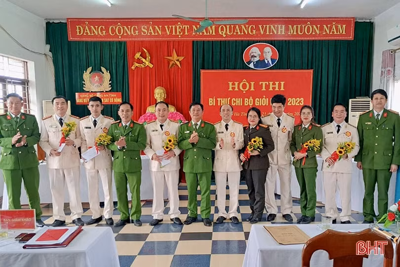 Sức lan tỏa từ Hội thi Bí thư Chi bộ giỏi trong lực lượng công an ở Hà Tĩnh