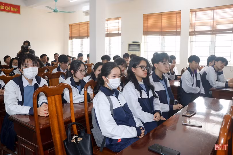 Gặp mặt các đội tuyển Hà Tĩnh dự thi học sinh giỏi quốc gia